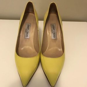 Jimmy Choo Yellow Love heels